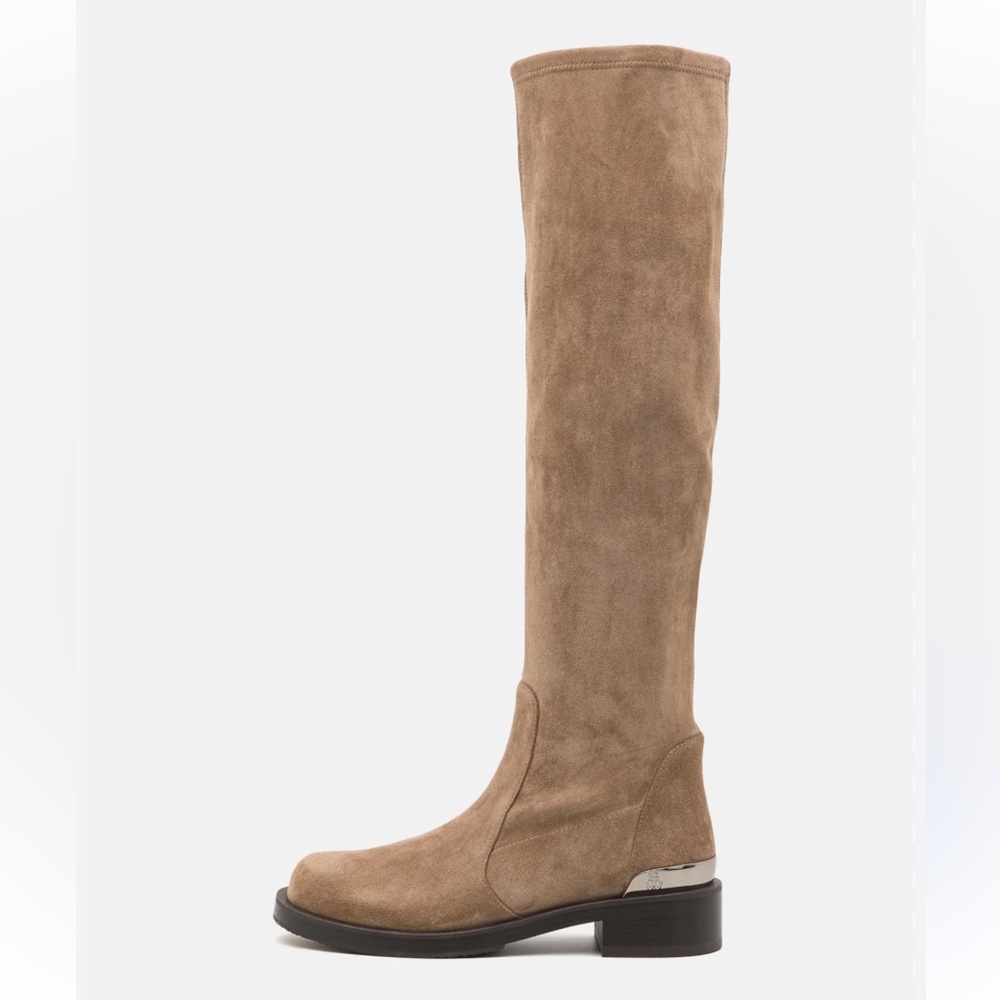 New Stuart Weitzman Mercer Suede Knee High Boots